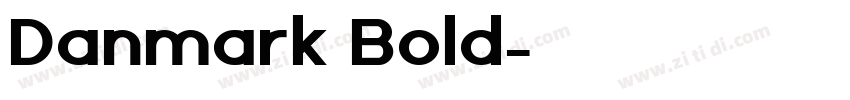 Danmark Bold字体转换